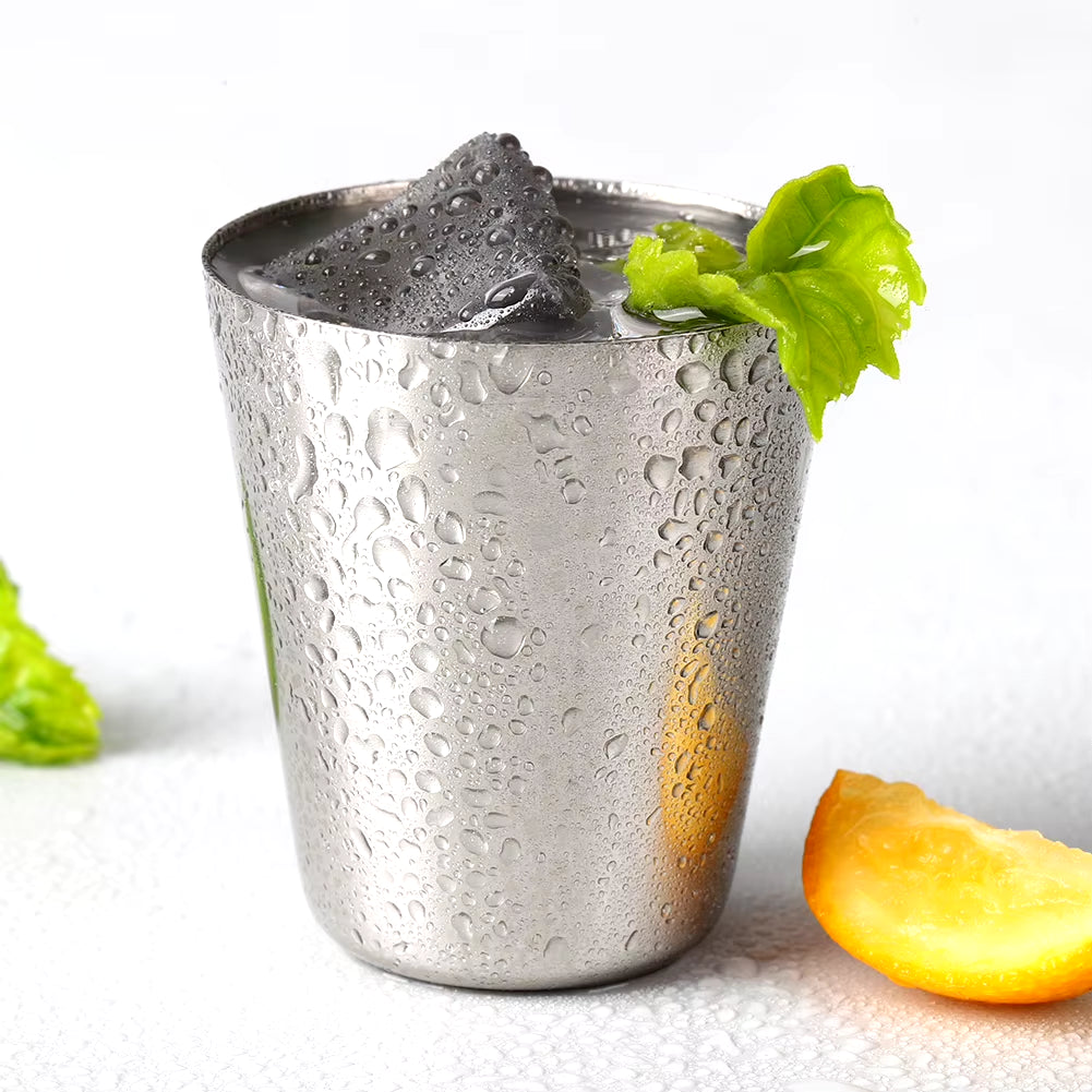 4/6Pcs Set Outdoor Practical Travel Stainless Steel Cups Mini Set Glasses for Whisky Wine with Case Portable Drinkware 30/70Ml
