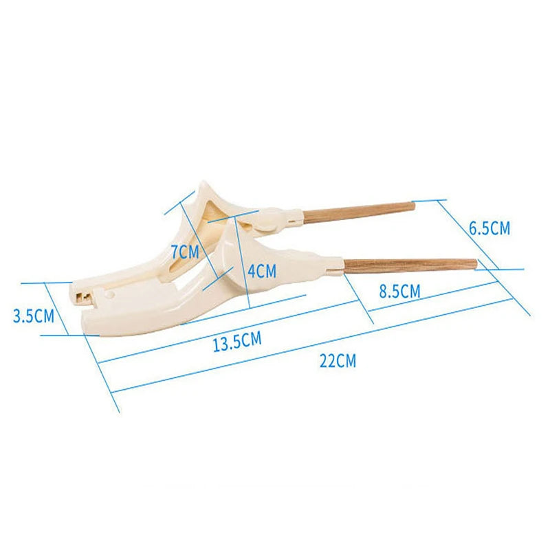 Hemiplegia Elderly Disabled Tableware Eat Food Fork Spoon Anti-Shake Anti-Splash Tableware for Elderly Disabled Hand Disability
